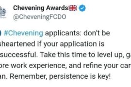 Chevening 2025 February Scholarship Shortlisting Updates